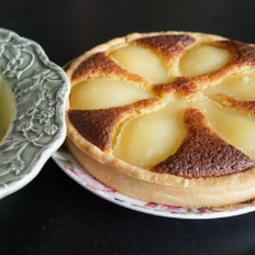 Tarte Bourdalou aux poires