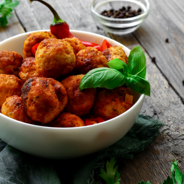 Boulettes de poulet aux légumes d’automne
