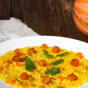Risotto crémeux au potimarron