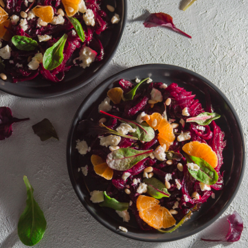 Salade de fruits et légumes antioxydants
