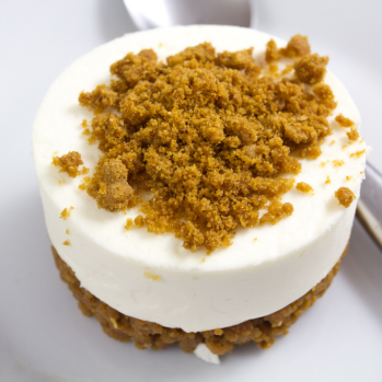 Mini cheesecakes poire spéculoos