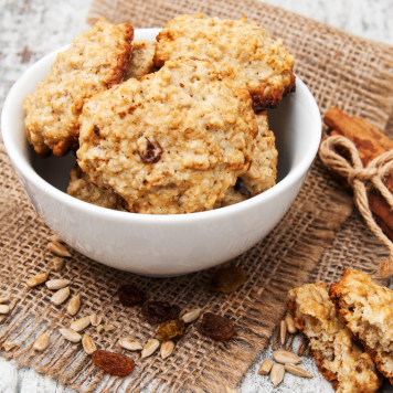 Burger de fruits avec croustillant épicé aux légumes