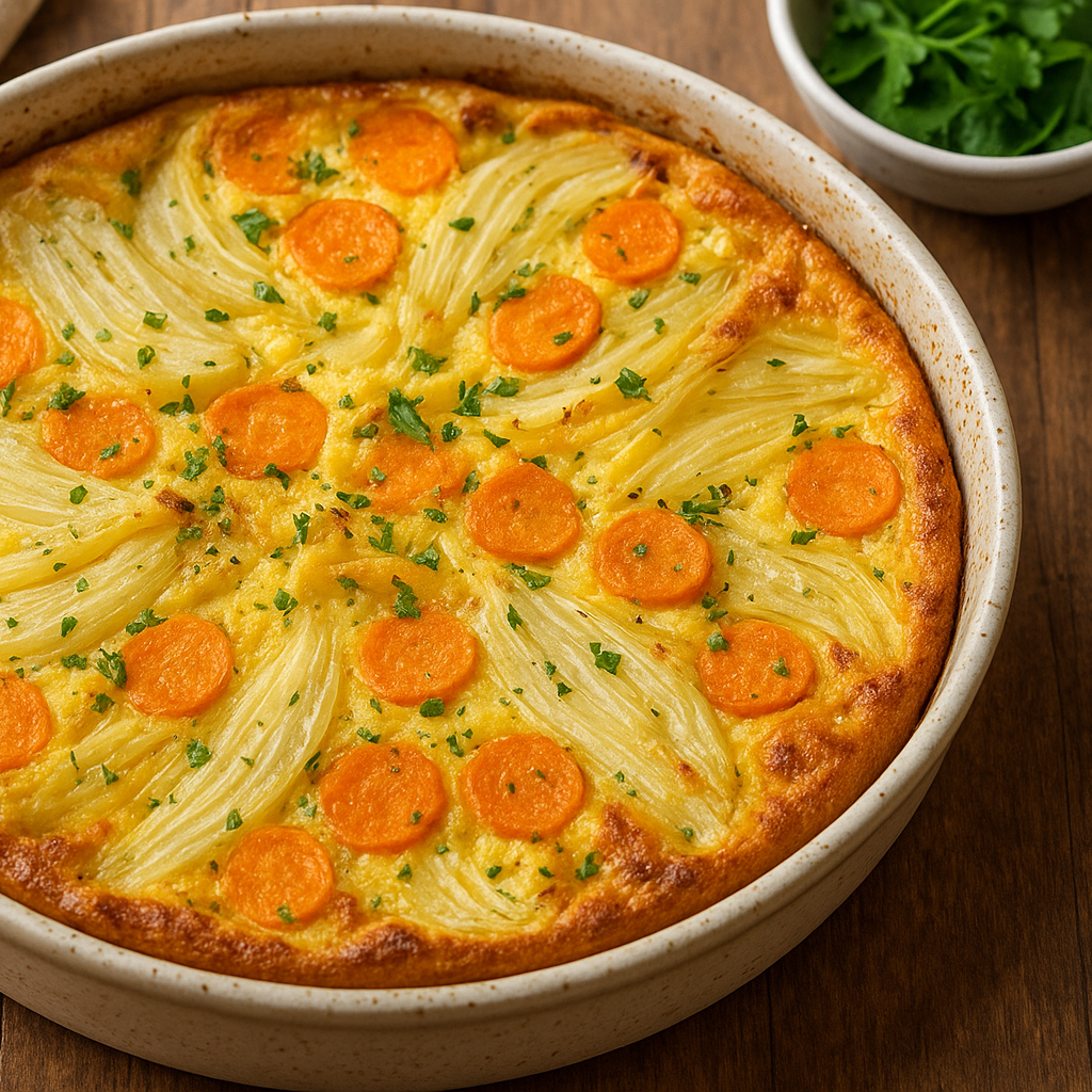 Clafoutis fenouil et carottes