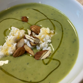 Velouté de petits pois