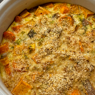 Gratin de courge et quinoa