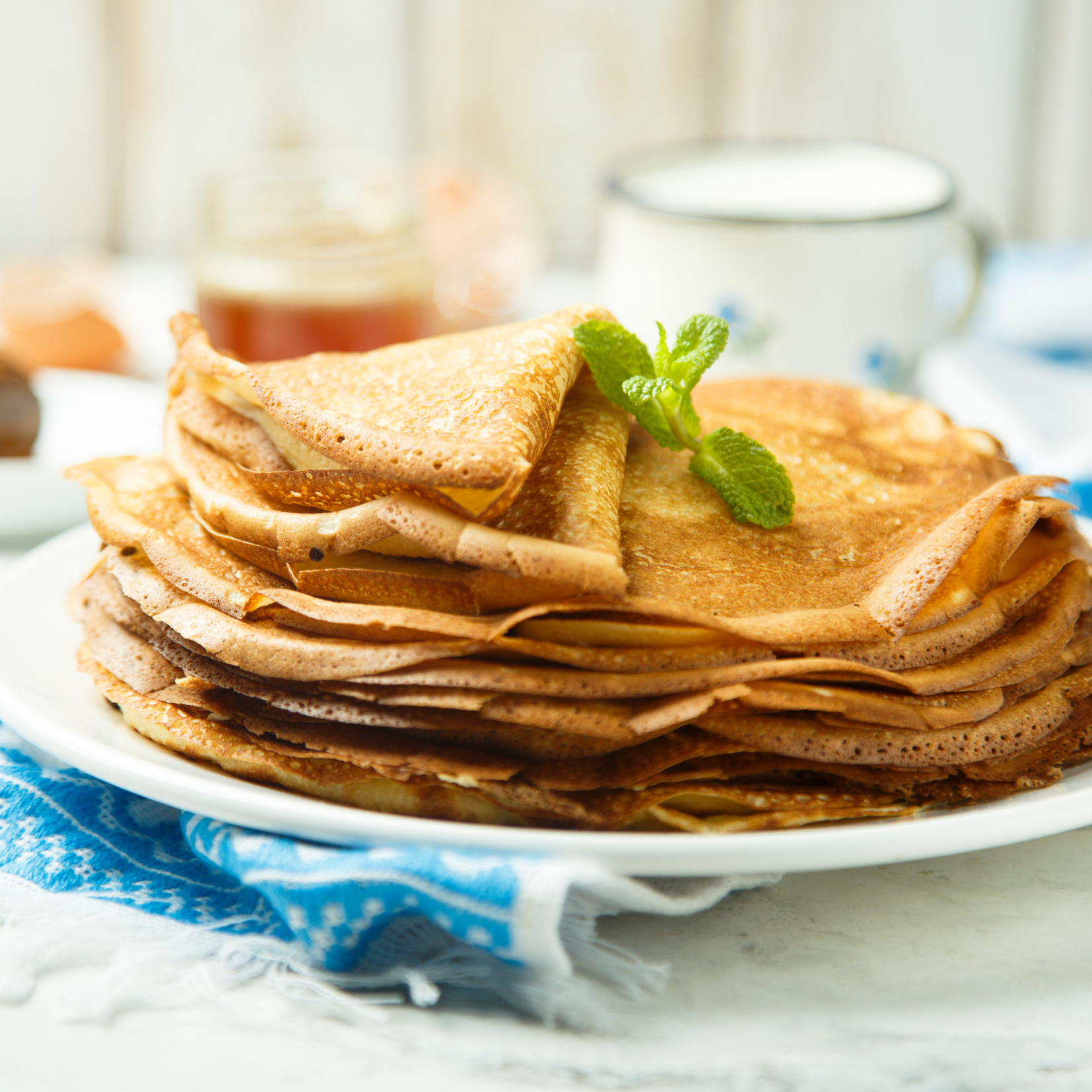 Crêpes aux flocons d'avoine et ses toppings