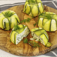 Charlotte aux courgettes et à la ricotta