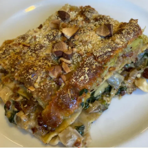 Lasagnes végétariennes aux blettes