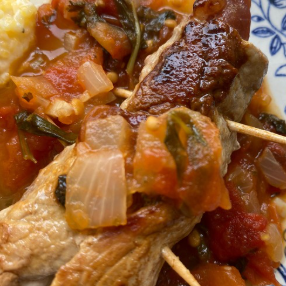 Roulés involtini, sauce tomate acidulée