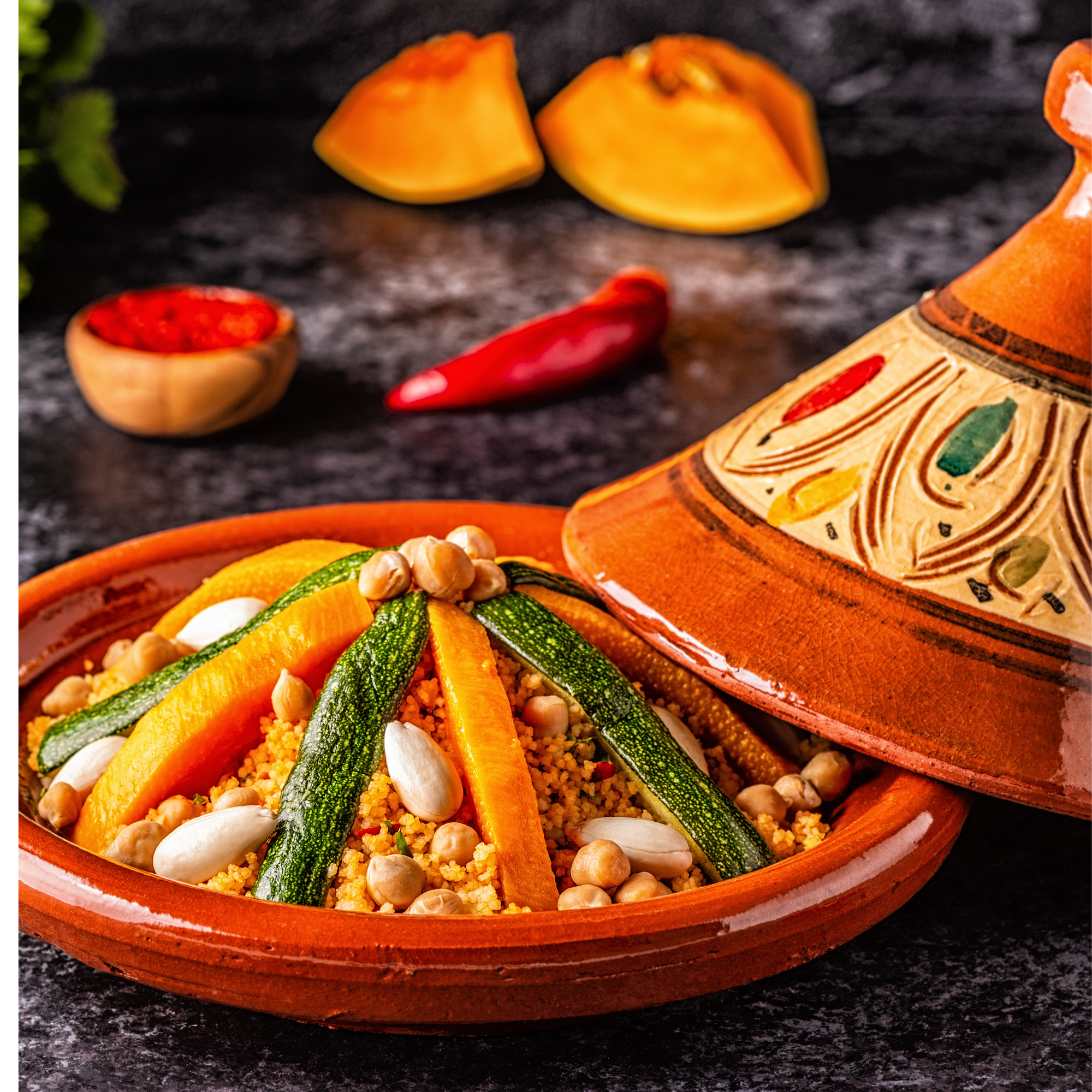 Couscous de légumes et pois chiches