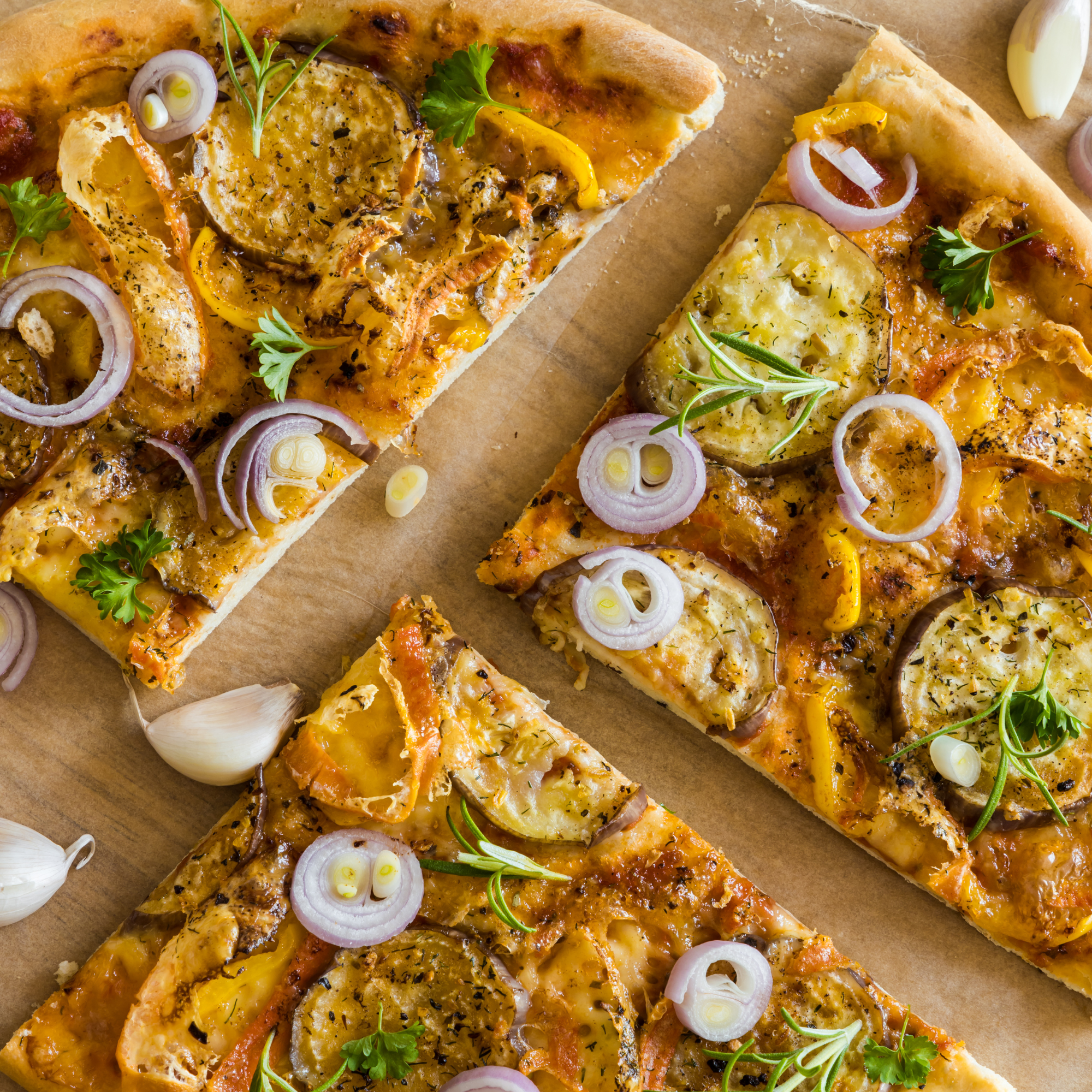 Pizza courges bleu 