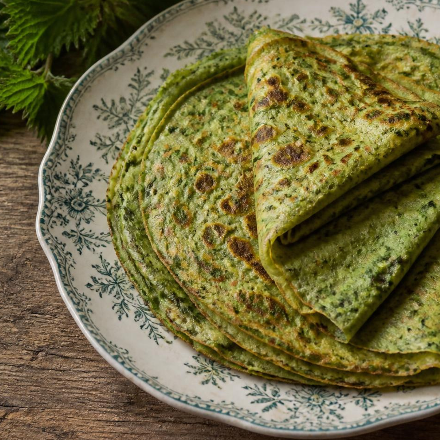 Pâte à crêpes à l’ortie