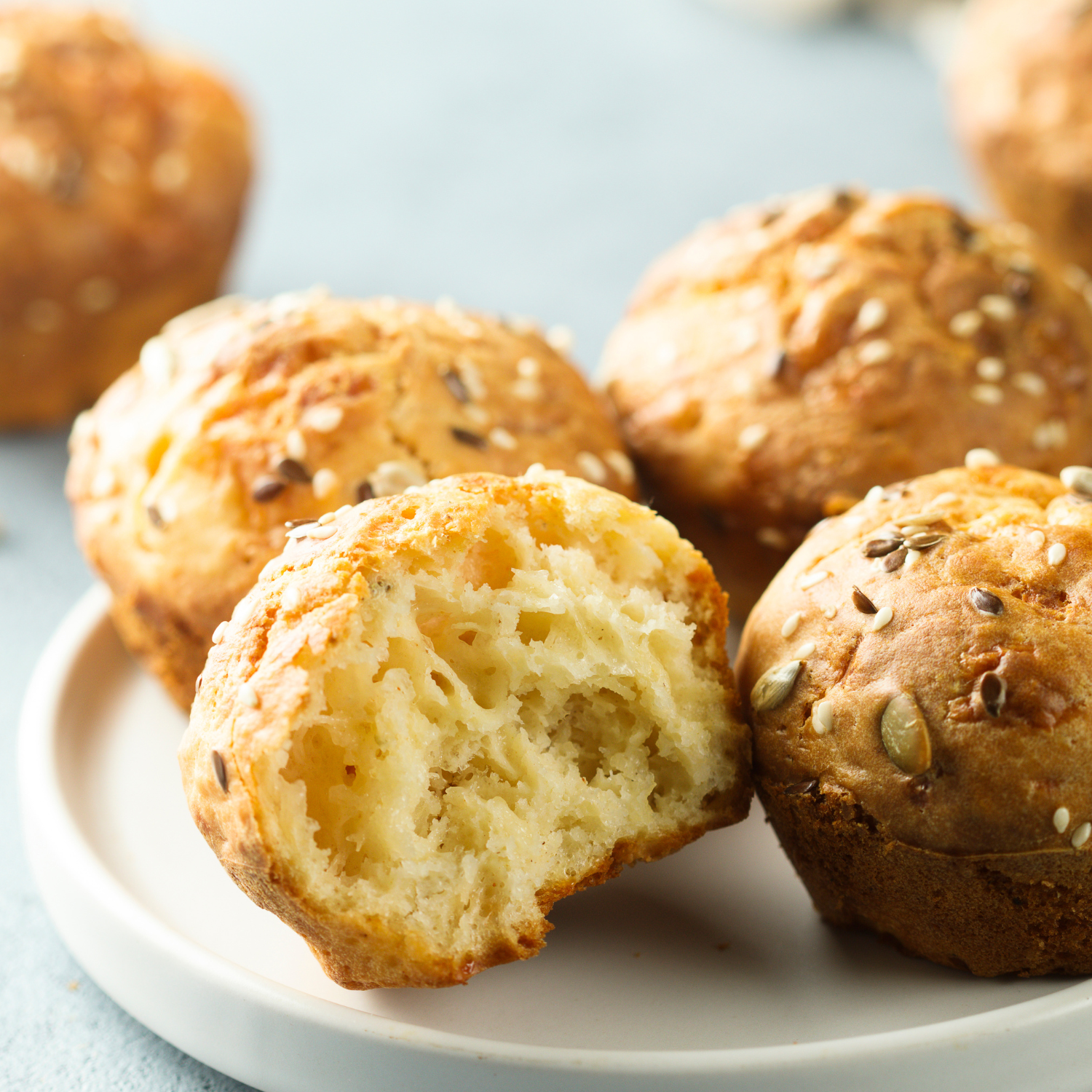 Muffins chou-fleur, pomme de terre et fromage